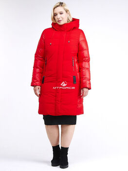 Женская зимняя классика куртка большого размера кр